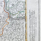 1720s ALSACE FRANCE antique MAP Alsatia Superior una cum Suntgovia