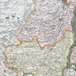 1760s ALSACE FRANCE antique MAP SUPERIORIS atque INFERIORIS ALSATIAE by T.Lotter