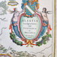 1635 ALSACE FRANCE antique MAP Alsatia Landgraviatus by MERCATOR