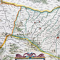 1635 ALSACE FRANCE antique MAP Alsatia Landgraviatus by MERCATOR