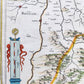 1635 ALSACE FRANCE antique MAP Alsatia Landgraviatus by MERCATOR