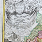 1732 SWITZERLAND antique MAP HELVETIORUM Reipublicae Cantones Tredicum J. Homann
