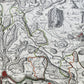 1740s SWITZERLAND antique MAP HELVETIORUM Reipublicae Cantones Tredicum SEUTTER