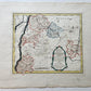 1790s GERMANY antique MAP Die obere Markgrafschaft Baaden
