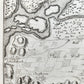 1705 FRANCE antique MAP Battle plan of Louis Le Grand Dauphin's campain