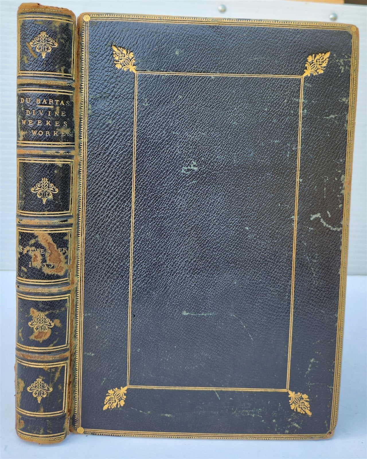 1633 DU BARTAS HIS DIVINE WEEKS & WORKES antique FOLIO in ENGLISH