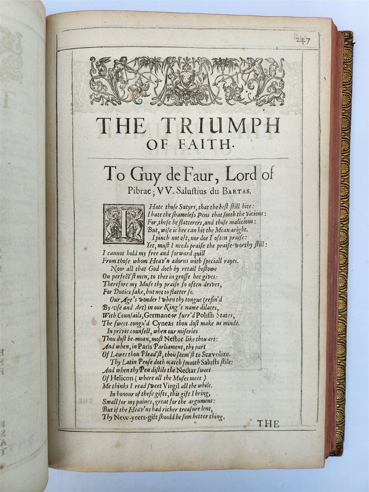 1633 DU BARTAS HIS DIVINE WEEKS & WORKES antique FOLIO in ENGLISH