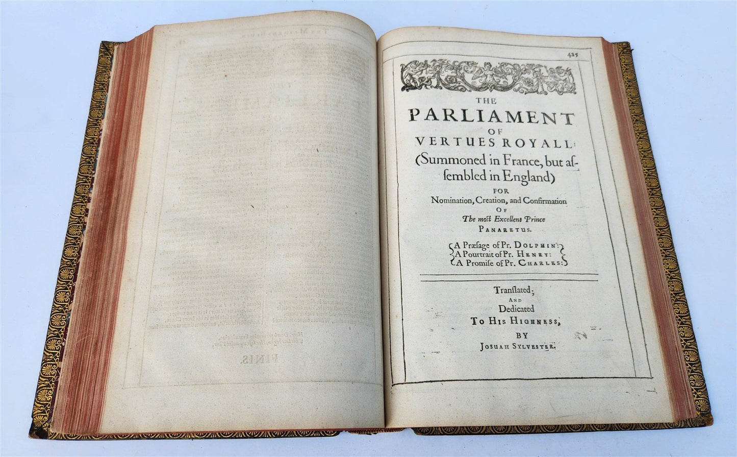 1633 DU BARTAS HIS DIVINE WEEKS & WORKES antique FOLIO in ENGLISH