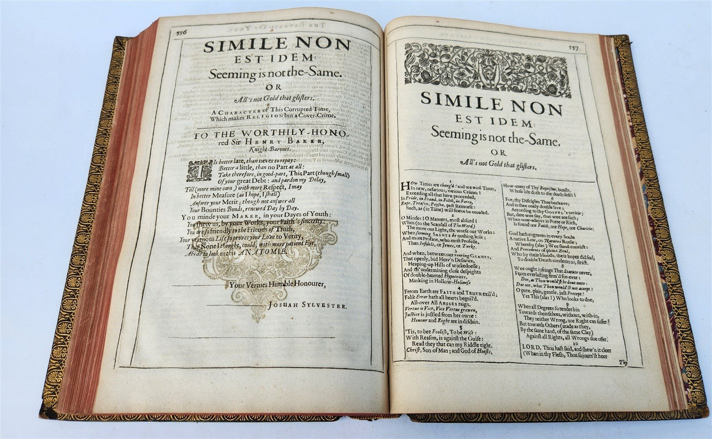 1633 DU BARTAS HIS DIVINE WEEKS & WORKES antique FOLIO in ENGLISH