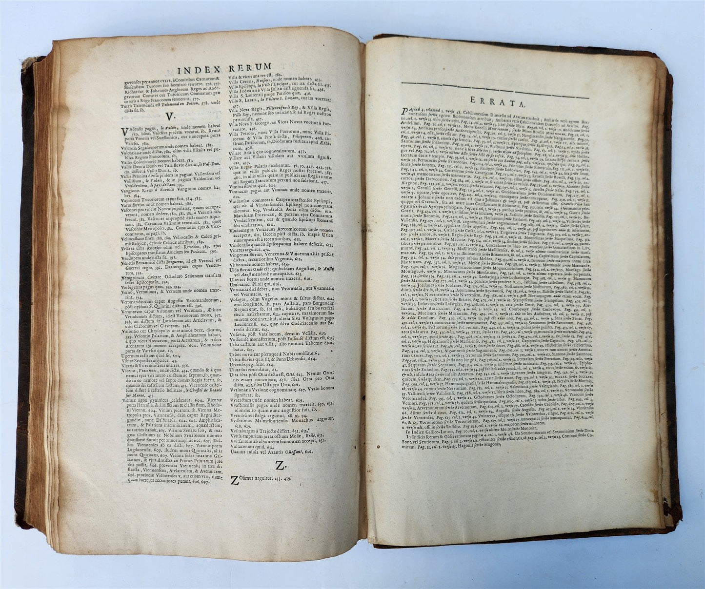 1675 Hadrian Valesius Notitia Galliarum ordine litterarum digesta antique FOLIO