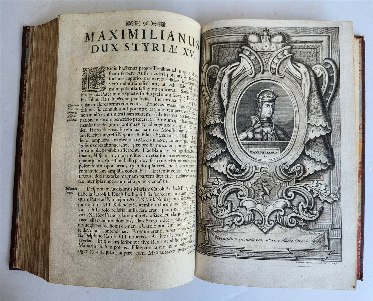 1728 HISTORY of DUCHY of STYRIA ILLUSTRATED FOLIO antique AUSTRIA & SLOVENIA