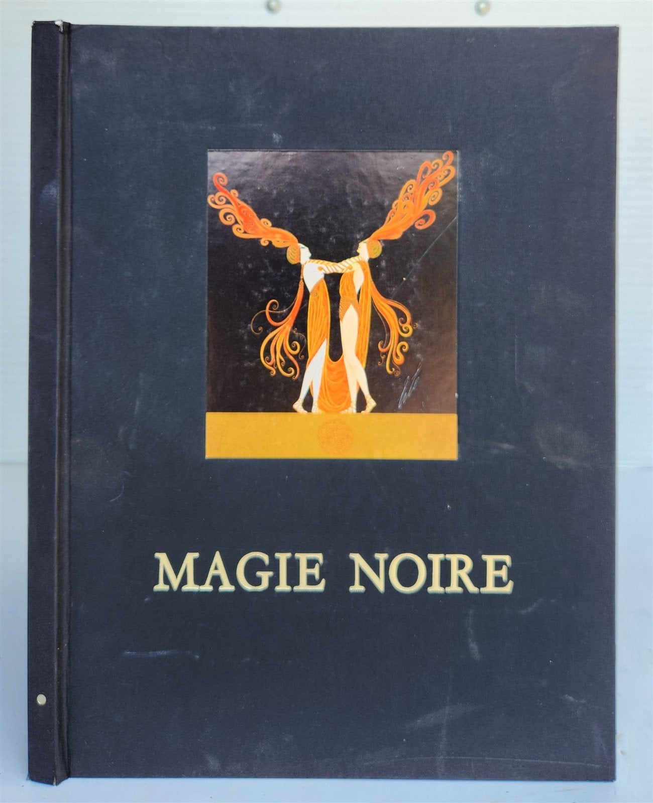 1978 MAGIE NOIRE antique COLOR ILLUSTRATED ART ALBUM in FRENCH