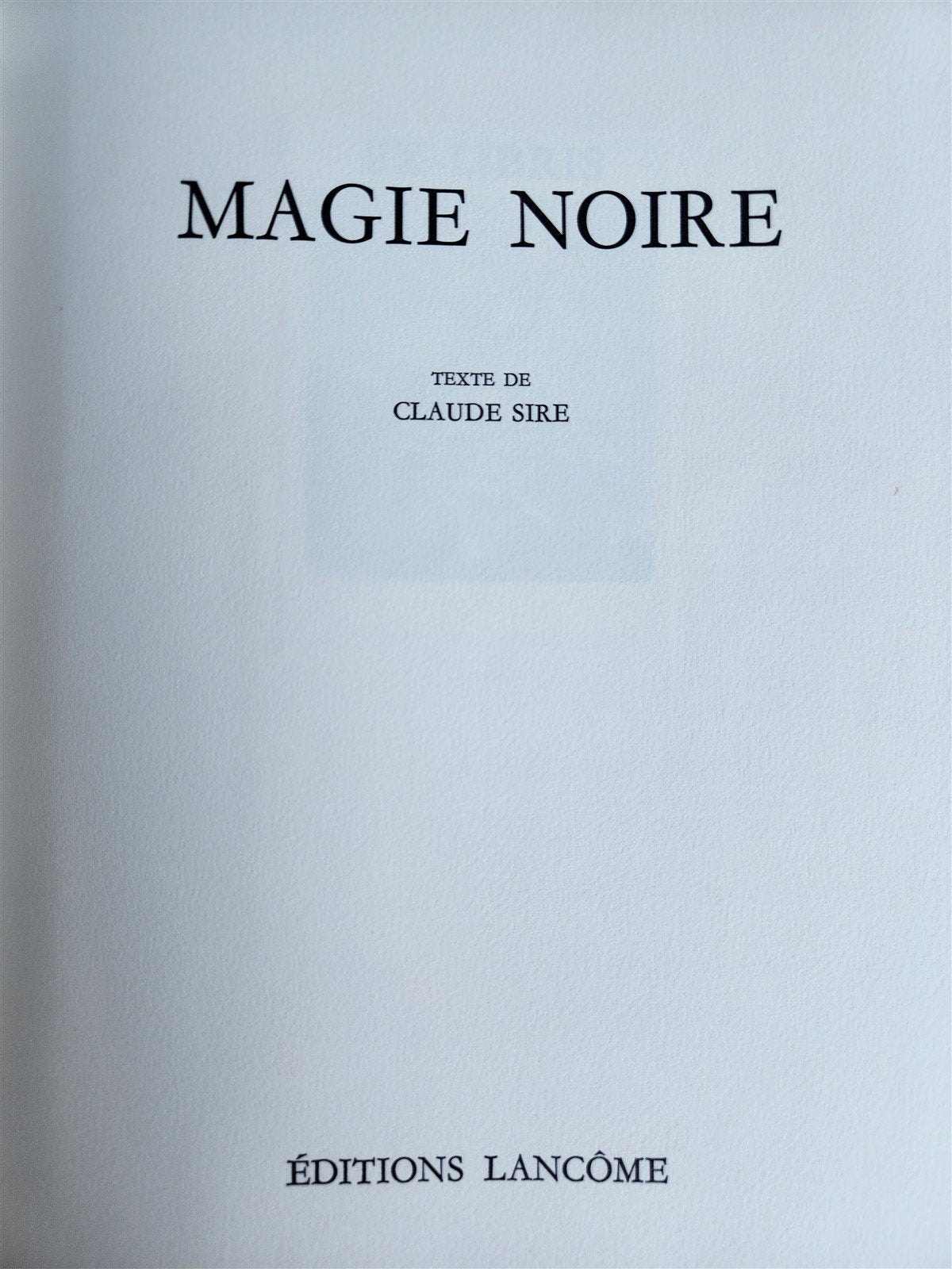 1978 MAGIE NOIRE antique COLOR ILLUSTRATED ART ALBUM in FRENCH