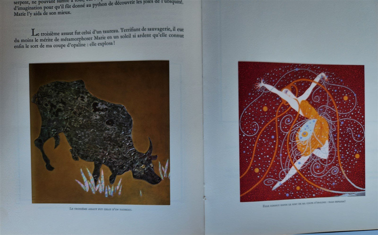 1978 MAGIE NOIRE antique COLOR ILLUSTRATED ART ALBUM in FRENCH