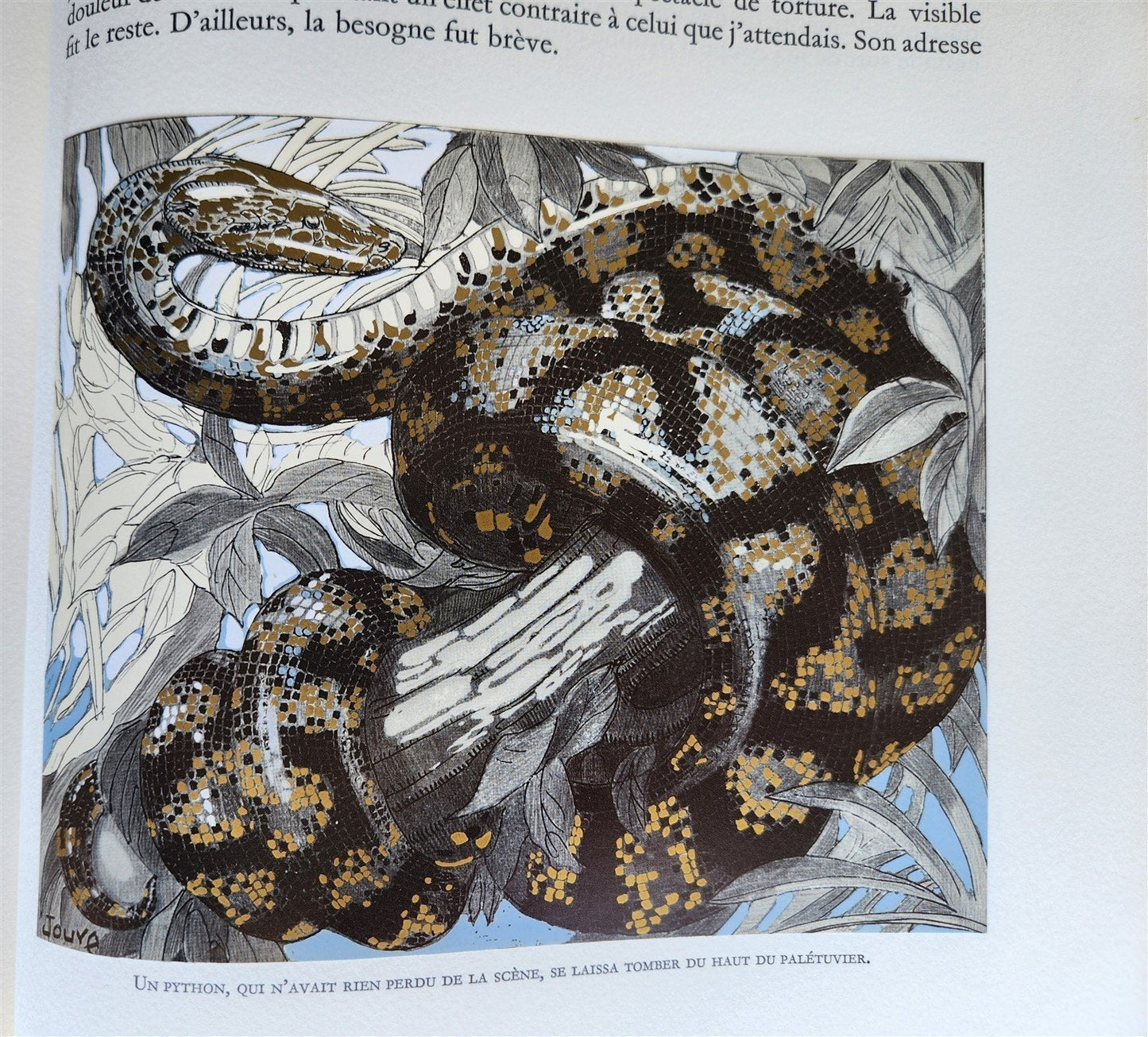 1978 MAGIE NOIRE antique COLOR ILLUSTRATED ART ALBUM in FRENCH