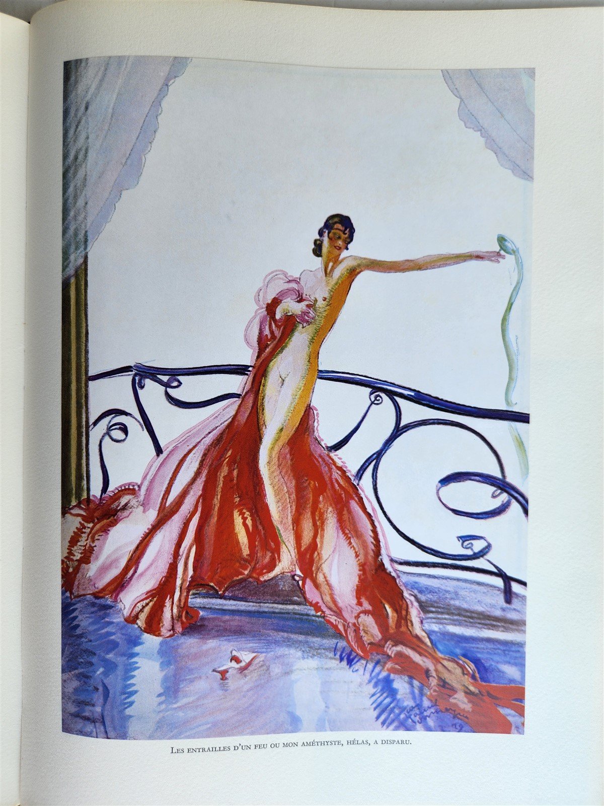 1978 MAGIE NOIRE antique COLOR ILLUSTRATED ART ALBUM in FRENCH