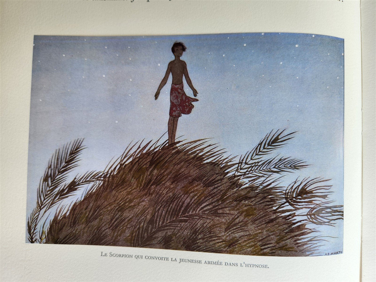 1978 MAGIE NOIRE antique COLOR ILLUSTRATED ART ALBUM in FRENCH