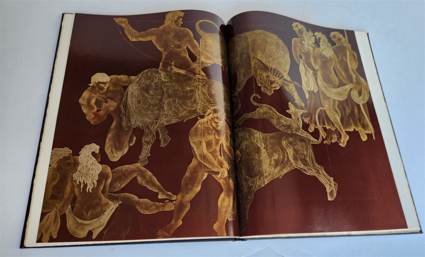 1978 MAGIE NOIRE antique COLOR ILLUSTRATED ART ALBUM in FRENCH