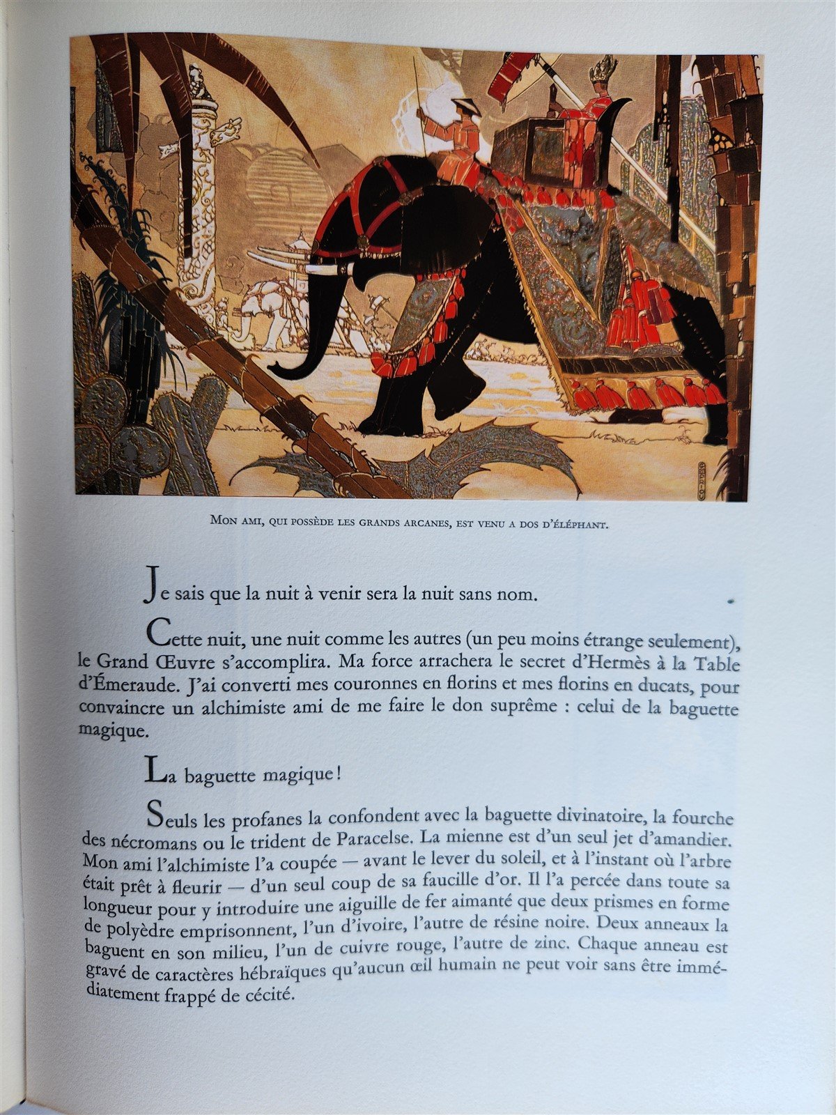 1978 MAGIE NOIRE antique COLOR ILLUSTRATED ART ALBUM in FRENCH