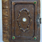 1852 GERMAN PRAYER BOOK antique w/ DECORATIVE BINDING illustrated