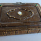 1852 GERMAN PRAYER BOOK antique w/ DECORATIVE BINDING illustrated