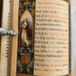 1852 GERMAN PRAYER BOOK antique w/ DECORATIVE BINDING illustrated