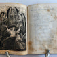 1852 GERMAN PRAYER BOOK antique w/ DECORATIVE BINDING illustrated