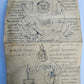19th CENTURY MEDICINE ASTROLOGY MANUSCRIPT MANUAL from THALAND illustrated RARE