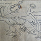 19th CENTURY MEDICINE ASTROLOGY MANUSCRIPT MANUAL from THALAND illustrated RARE