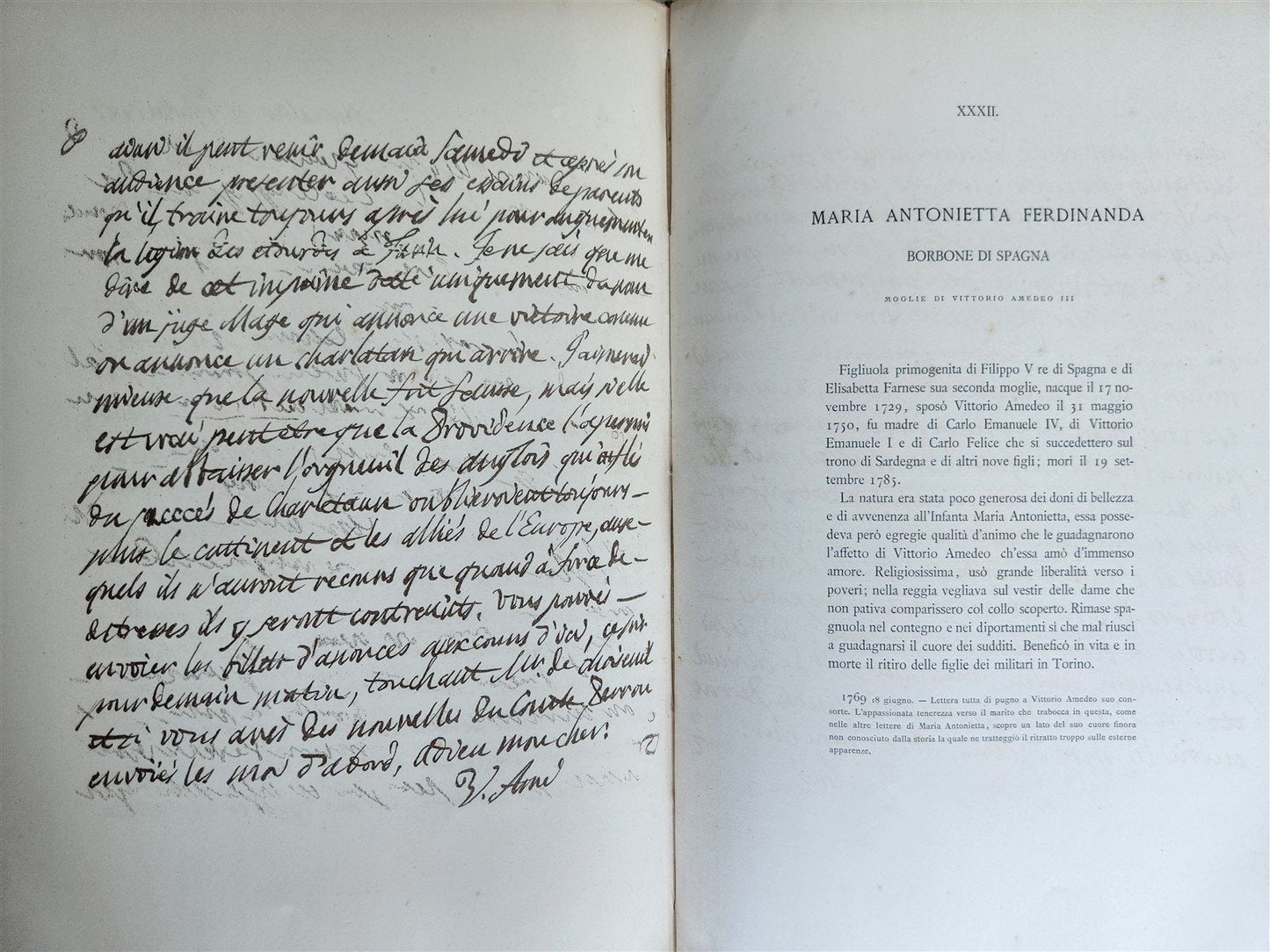 1883 HOUSE of SAVOY AUTOGRAPHA antique LTD EDITION illustrated CASA di SAVOIA
