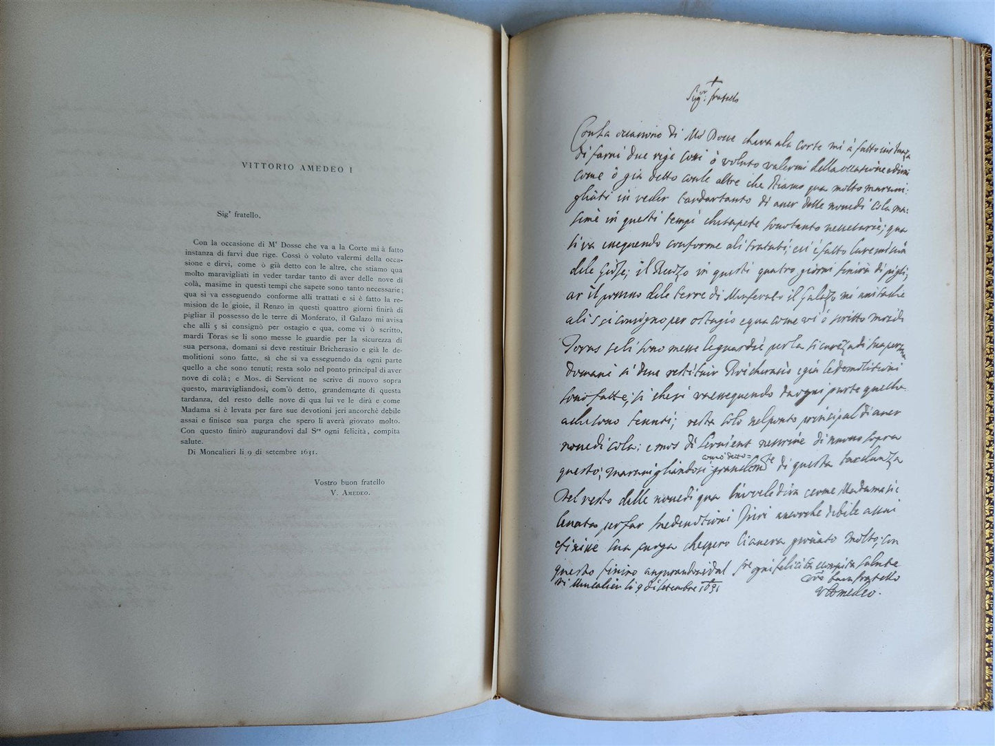 1883 HOUSE of SAVOY AUTOGRAPHA antique LTD EDITION illustrated CASA di SAVOIA