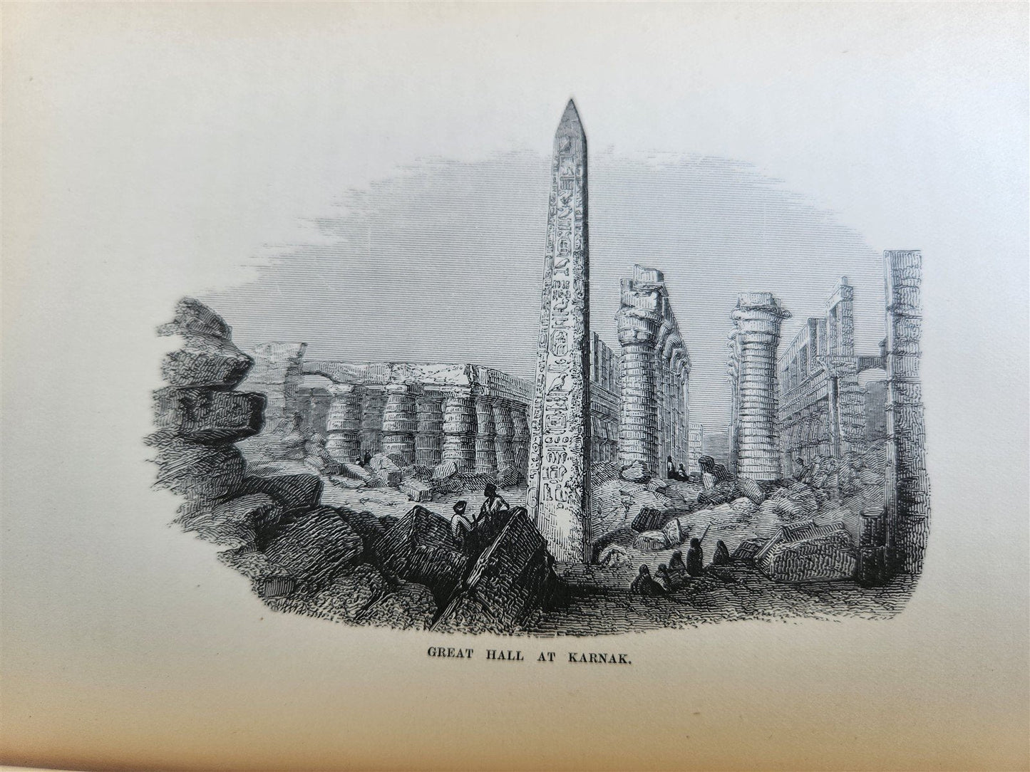 1879 FROM EGYPT TO PALESTINE by S. Bartlett antique ILLUSTRATED w/ FOLDING MAP