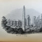 1879 FROM EGYPT TO PALESTINE by S. Bartlett antique ILLUSTRATED w/ FOLDING MAP