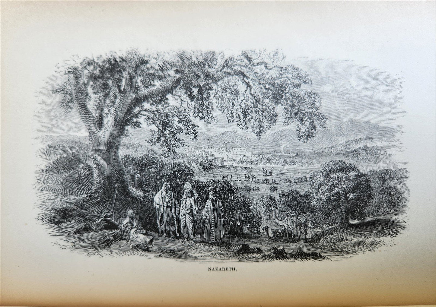 1879 FROM EGYPT TO PALESTINE by S. Bartlett antique ILLUSTRATED w/ FOLDING MAP