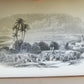 1879 FROM EGYPT TO PALESTINE by S. Bartlett antique ILLUSTRATED w/ FOLDING MAP