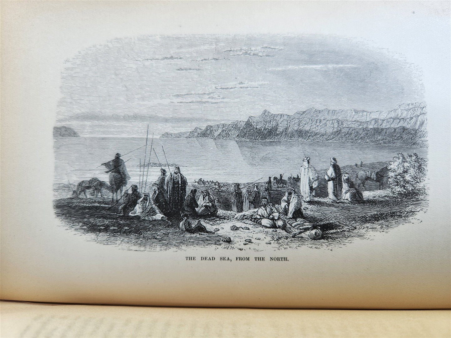 1879 FROM EGYPT TO PALESTINE by S. Bartlett antique ILLUSTRATED w/ FOLDING MAP