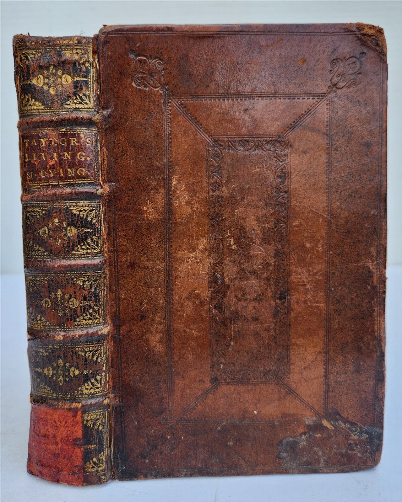 1719 THE RULE AND EXERCISES OF HOLY LIVING w/ PRAYERS antique in ENGLISH