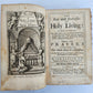 1719 THE RULE AND EXERCISES OF HOLY LIVING w/ PRAYERS antique in ENGLISH