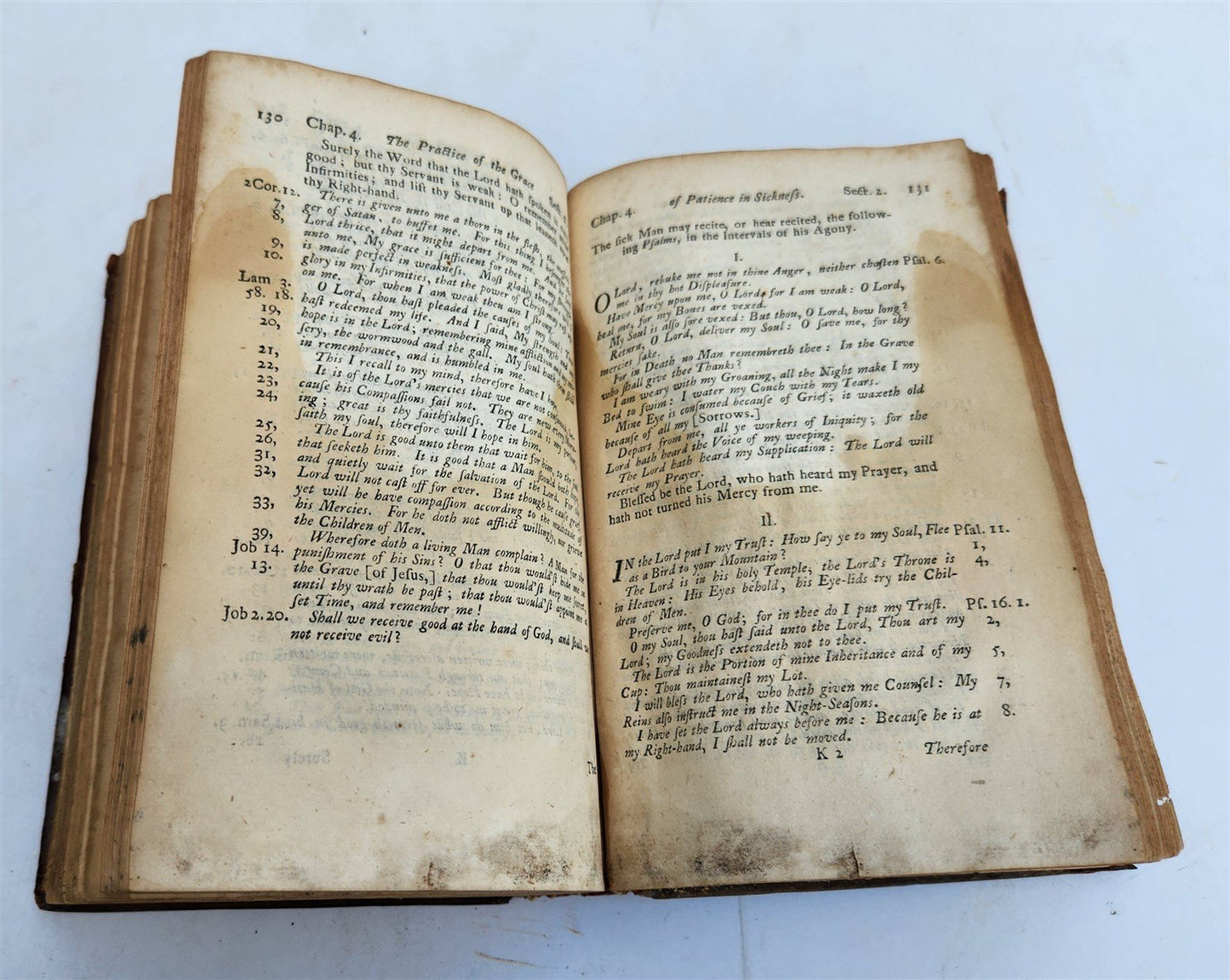 1719 THE RULE AND EXERCISES OF HOLY LIVING w/ PRAYERS antique in ENGLISH