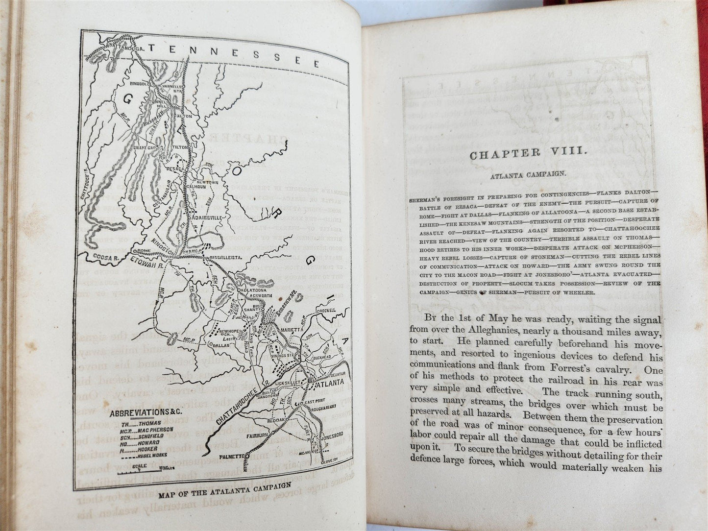 1865 GRANT & SHERMAN their CAMPAIGNS & GENERALS by Headley antique ILLUSTRATED