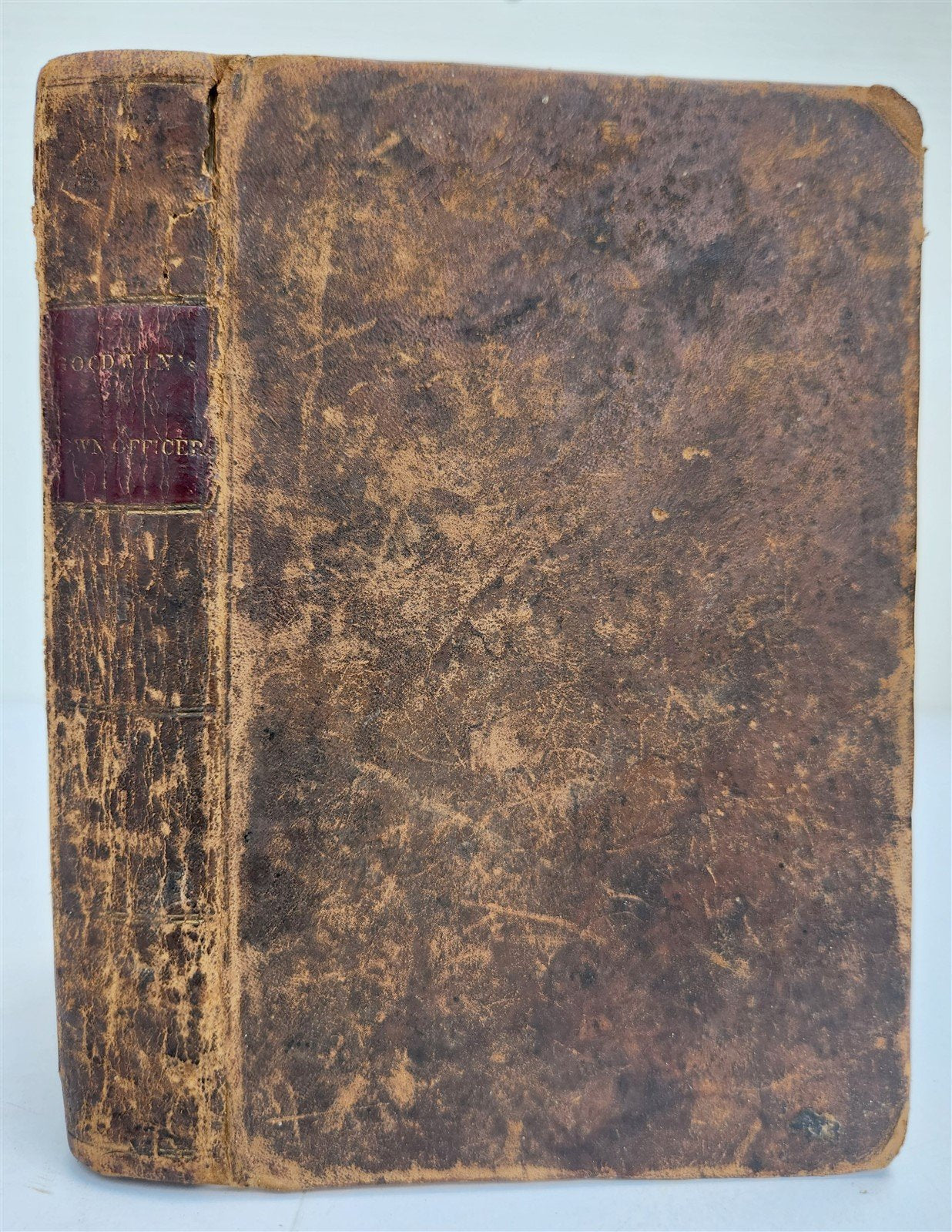 1825 TOWN OFFICER or, LAWS of MASSACHUSSETTS antique Americana