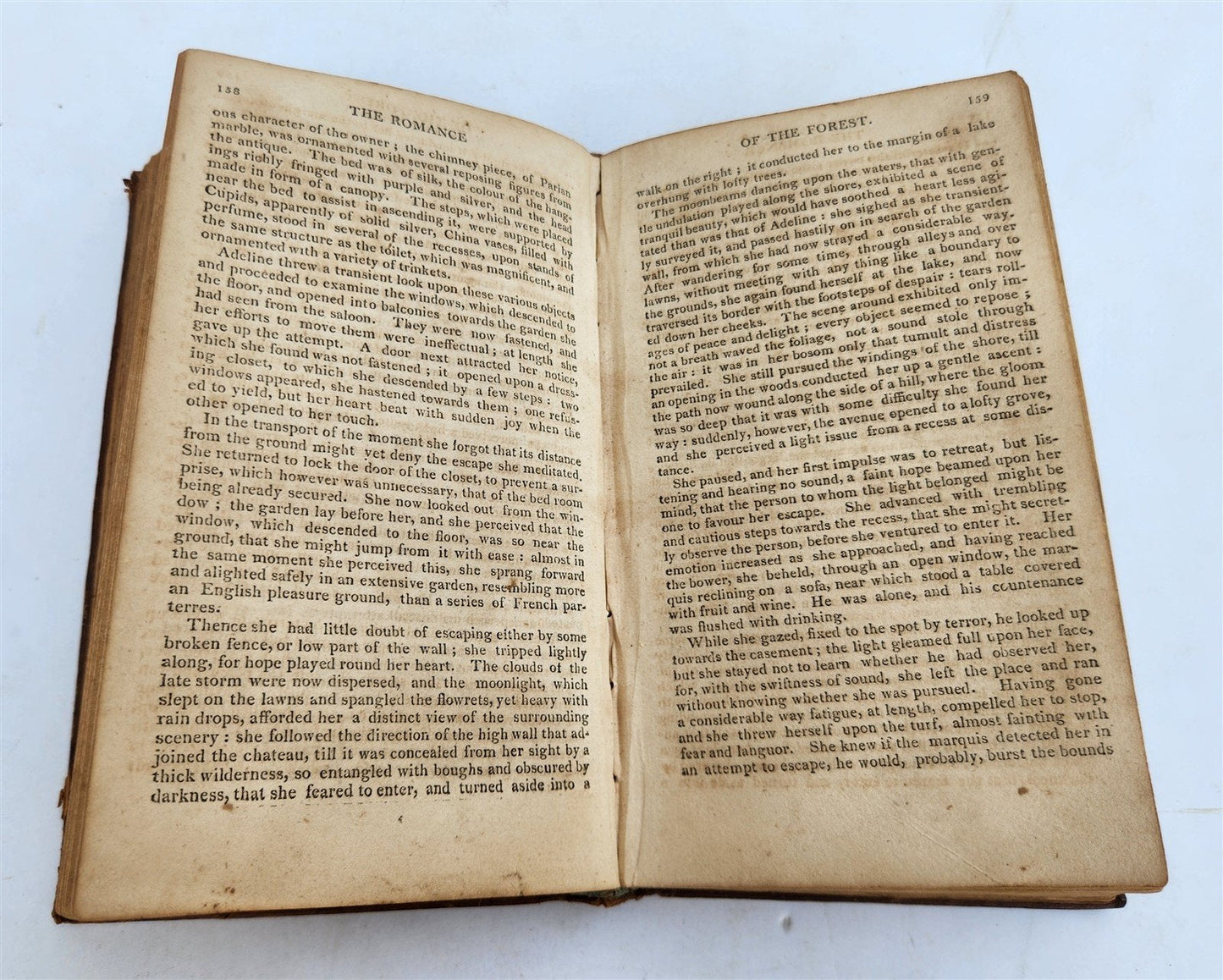 1806 ROMANCE of THE FOREST Mrs. Radcliffe antique female author POETRY Americana