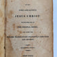 1828 BIBLE the NEW TESTAMENT of LORD & SAVIOUR antique Americana