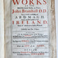 1677 WORK of JOHN BRAMHALL Metropolitan of all Ireland antique FOLIO in ENGLISH