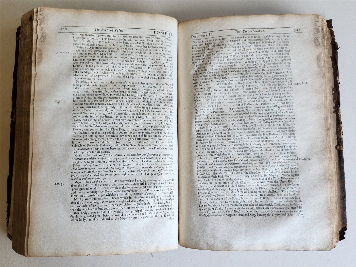 1677 WORK of JOHN BRAMHALL Metropolitan of all Ireland antique FOLIO in ENGLISH