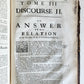 1677 WORK of JOHN BRAMHALL Metropolitan of all Ireland antique FOLIO in ENGLISH