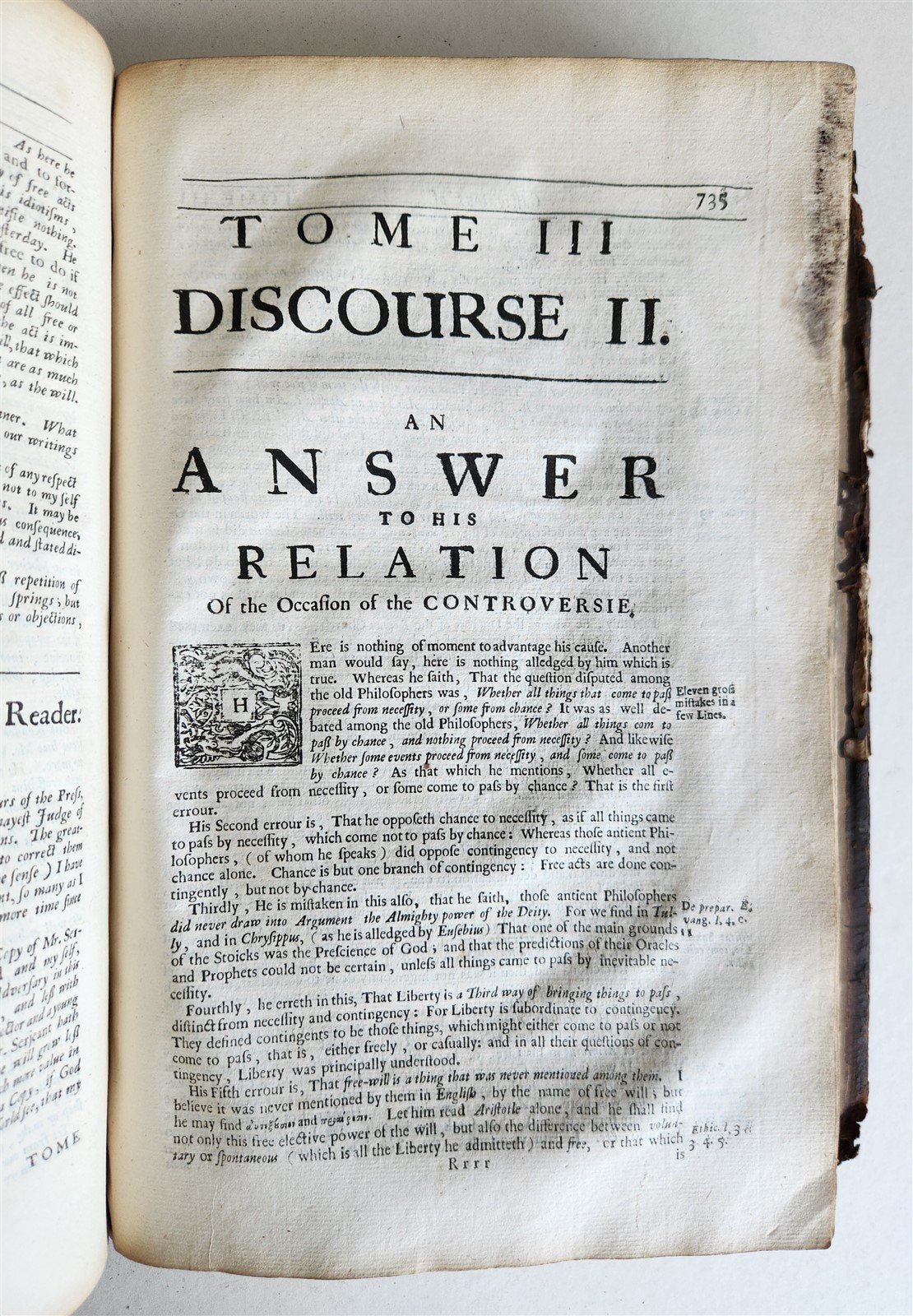 1677 WORK of JOHN BRAMHALL Metropolitan of all Ireland antique FOLIO in ENGLISH