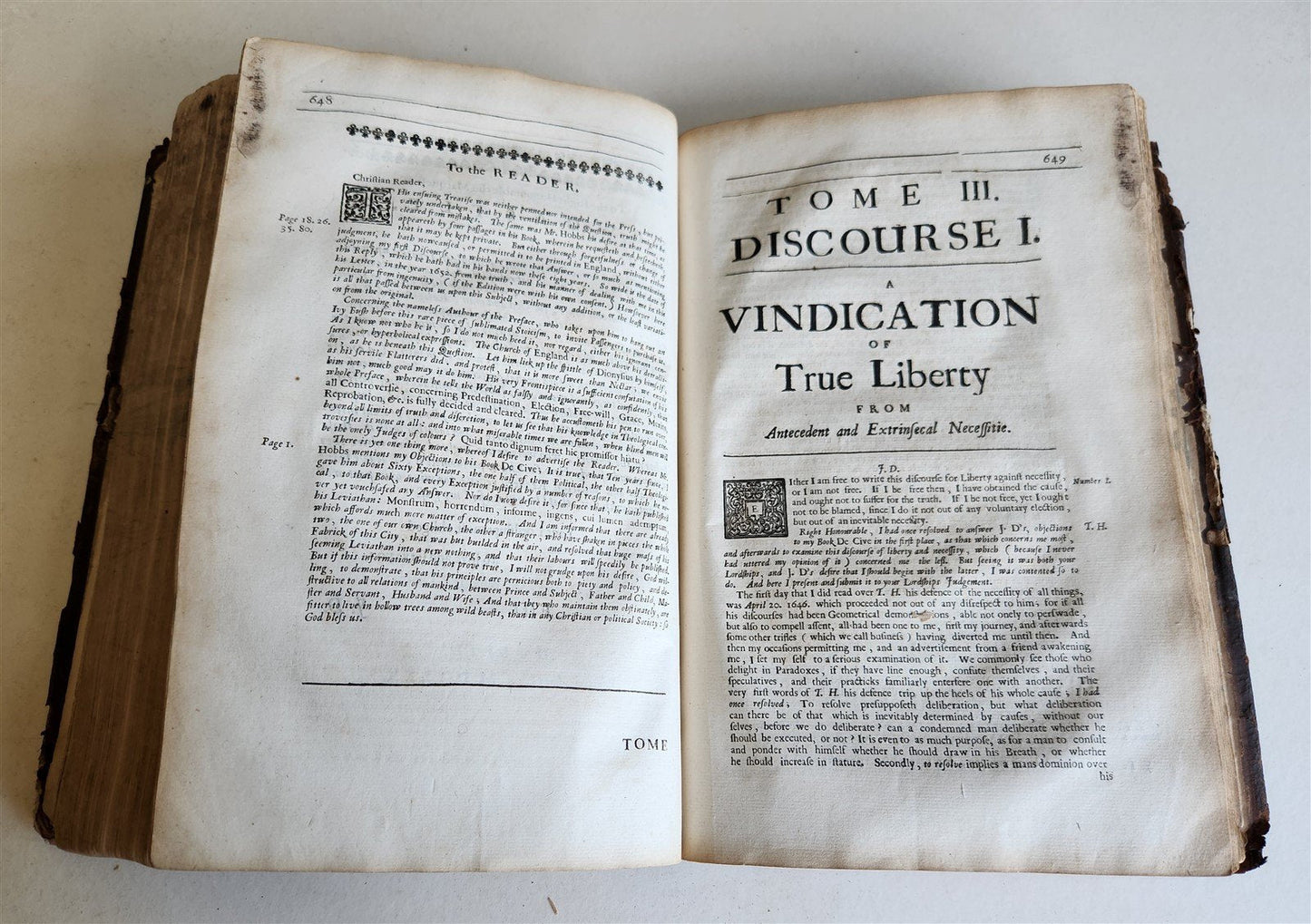 1677 WORK of JOHN BRAMHALL Metropolitan of all Ireland antique FOLIO in ENGLISH