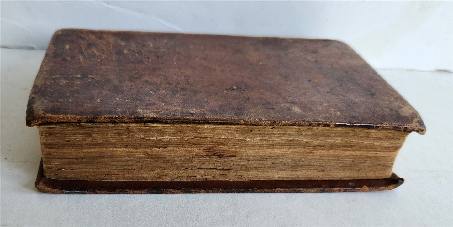 1796 HUMAN NATURE in its FOURFOLD STATE by THOMAS BOSTON antique 1st AMERICAN ED