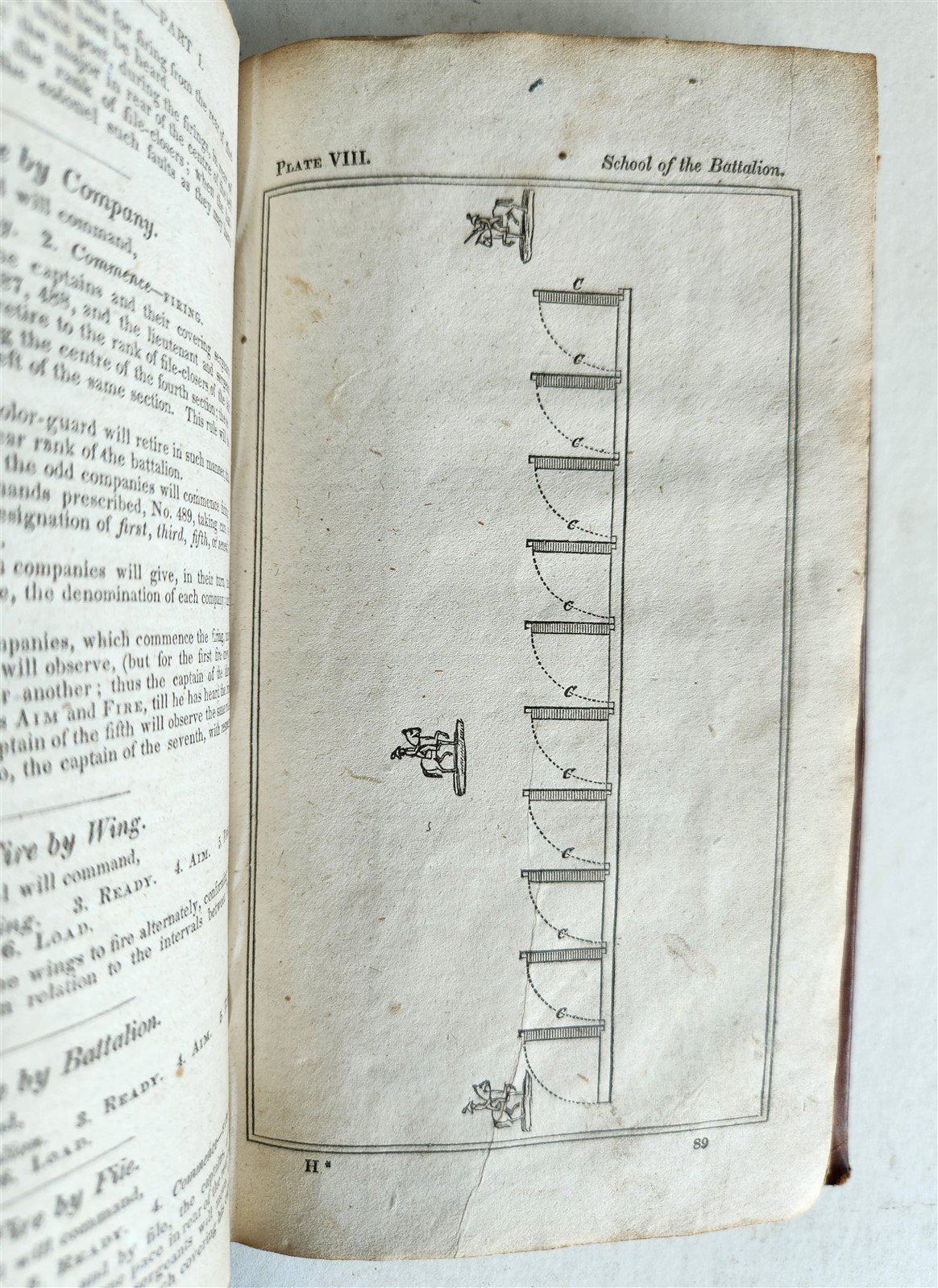 1830 INFANTRY TACTICS EXERCISES & MANEUVRES antique AMERICANA illustrated